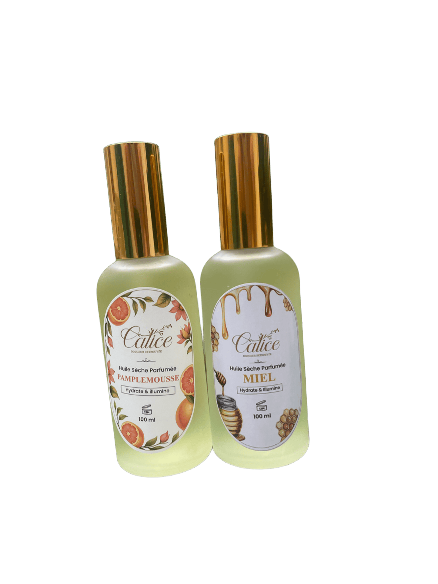Pack duo - Huile sèche pour le corps - Miel & Pamplemousse